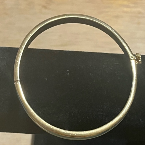 Kate Spade New York Enamel Hinged Bangle Bracelet, Blue - Picture 3 of 13